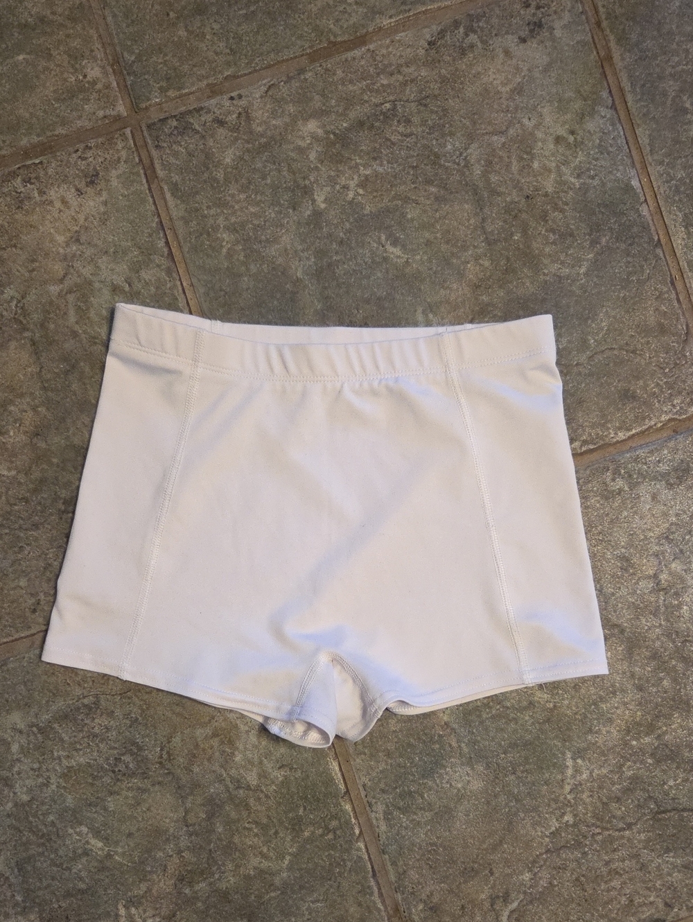 bcg White Girls' Stretch Performance Bike Shorts